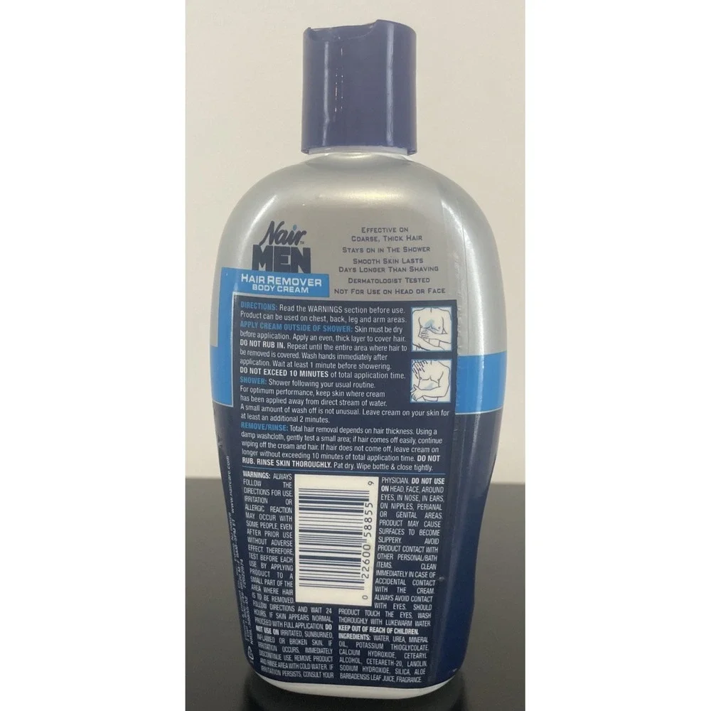 Nair Men's Hair Removal Body Cream 13 oz (368g) One Bottle NEW